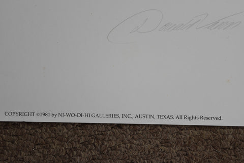 High mountain camp - Donald Vann Limited Edition Native American House Decor