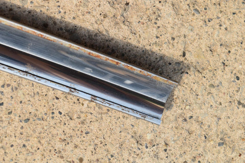 1958 Oldsmobile Super 88 Rear Windshield Trim Left Lower Driver 58 Olds Window
