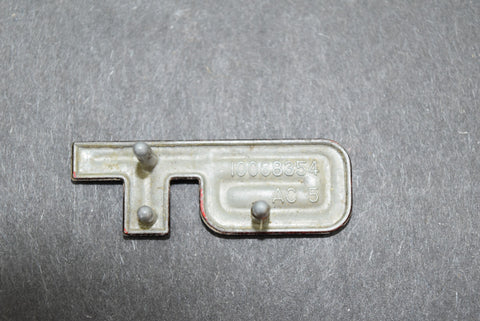 Gm Beretta 1990 1989 Gt Nameplate 10068354 metal USED Emblem Chevy