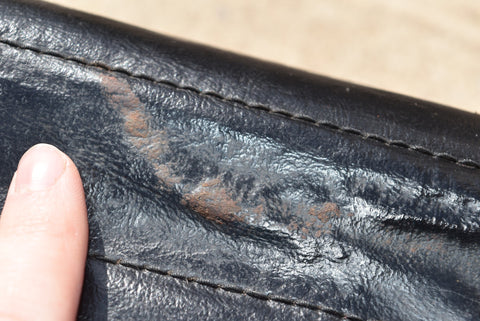 1965 1969 Ford Mustang Convertible Rear Seat Upper Section Black Vinyl 65 66 67