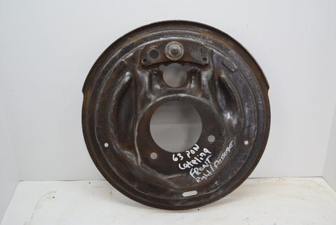 Rare 1963 Pontiac Catalina 11" Front RH Passenger Backing Plate CLEAN