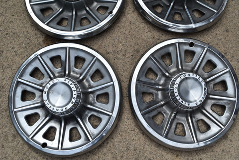 1965 65 1966 66 Pontiac GTO LeMans Tempest Deluce Wheelcovers 14" Hubcap Set