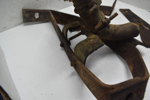 1958 1959 1960 Ford Thunderbird Rear Driver Left Bumper Brackets 58 59 60