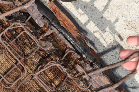 1965 1969 Ford Mustang Convertible Rear Seat Upper Section Black Vinyl 65 66 67