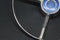 1963 1964 Ford Galaxie 500 Steering Wheel Horn Ring Trim Chrome Emblem 63 64