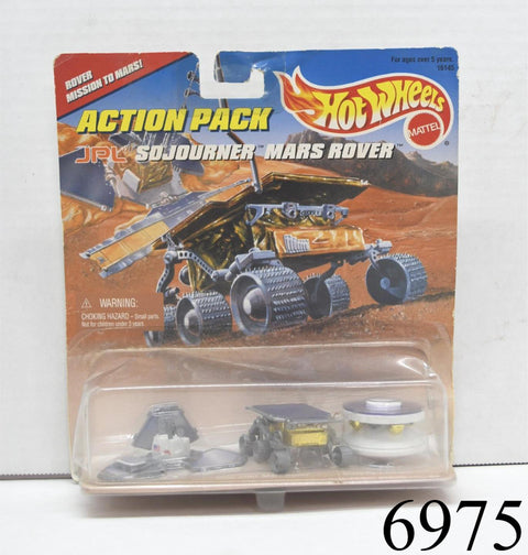 Hot Wheels Action Pack Sojourner Mars Rover New In Box Mattel 1996 Toys