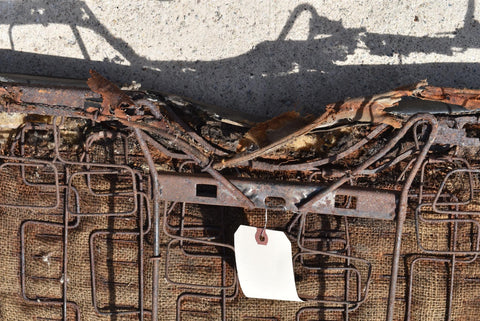 1965 1969 Ford Mustang Convertible Rear Seat Upper Section Black Vinyl 65 66 67