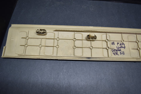 2009 FORD F250 F-250 REAR DOOR SILL SCUFF PLATE LEFT DRIVER 2008 - 2010