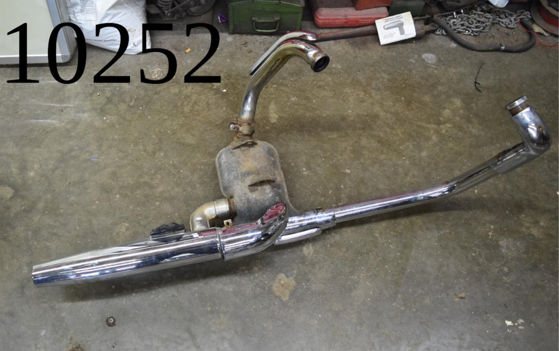 1997 KAWASAKI VULCAN VN1500 VN 1500 FULL MAIN EXHAUST MANIFOLD MUFFLER