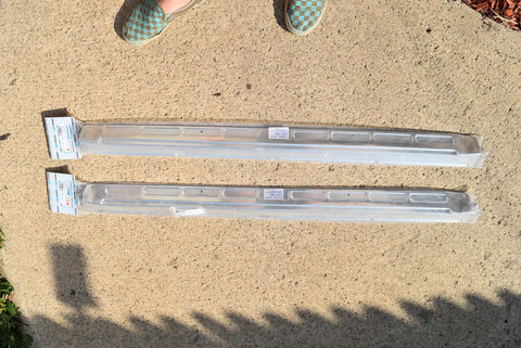 1964 1968 Ford Mustang Coupe Fastback Sill Scuff Plates Pair Daniel Carpenter