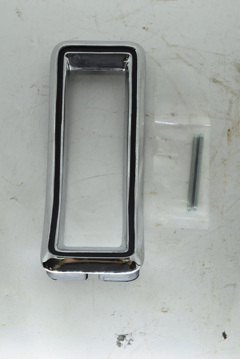 1968 68 Ford Mustang Tail Light Bezel Set of 6 Chrome Black Trim Molding LH RH