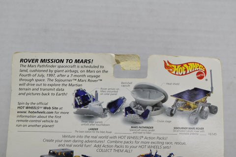 Hot Wheels Action Pack Sojourner Mars Rover New In Box Mattel 1996 Toys