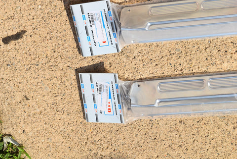 1964 1968 Ford Mustang Coupe Fastback Sill Scuff Plates Pair Daniel Carpenter