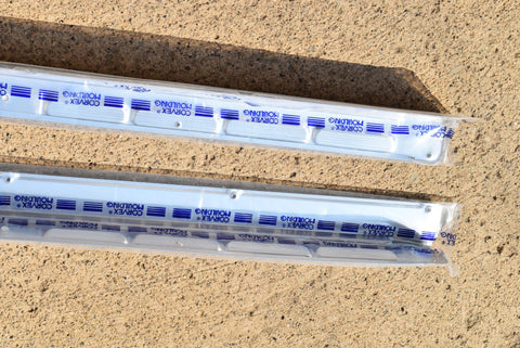 1964 1968 Ford Mustang Coupe Fastback Sill Scuff Plates Pair Daniel Carpenter