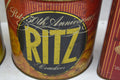 Vintage Rustic Collector's Food Tin Cans Collectible Kitchen Home Decor Lot of 4