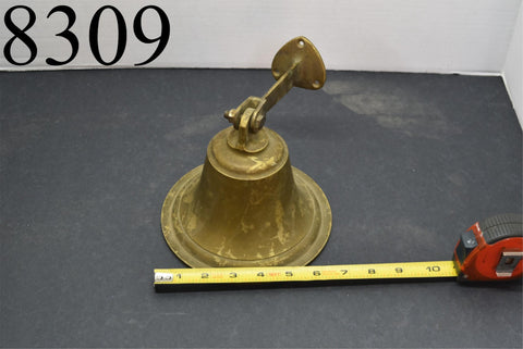 brass bell 6.5" school work cool display