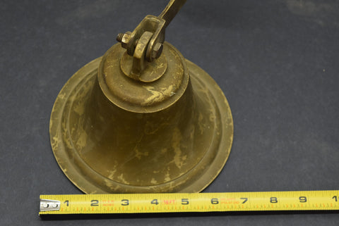 brass bell 6.5" school work cool display