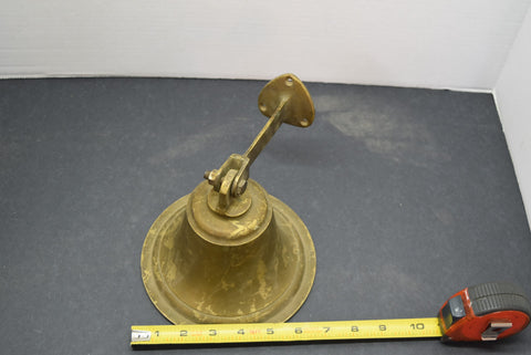 brass bell 6.5" school work cool display