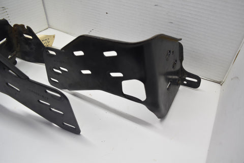 1983 1986 FORD MUSTANG CONVERTIBLE TOP FRAME SUPPORT BRACKET PAIR 83 84 85 86