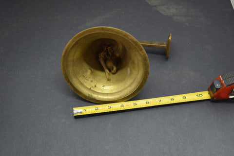 brass bell 6.5" school work cool display
