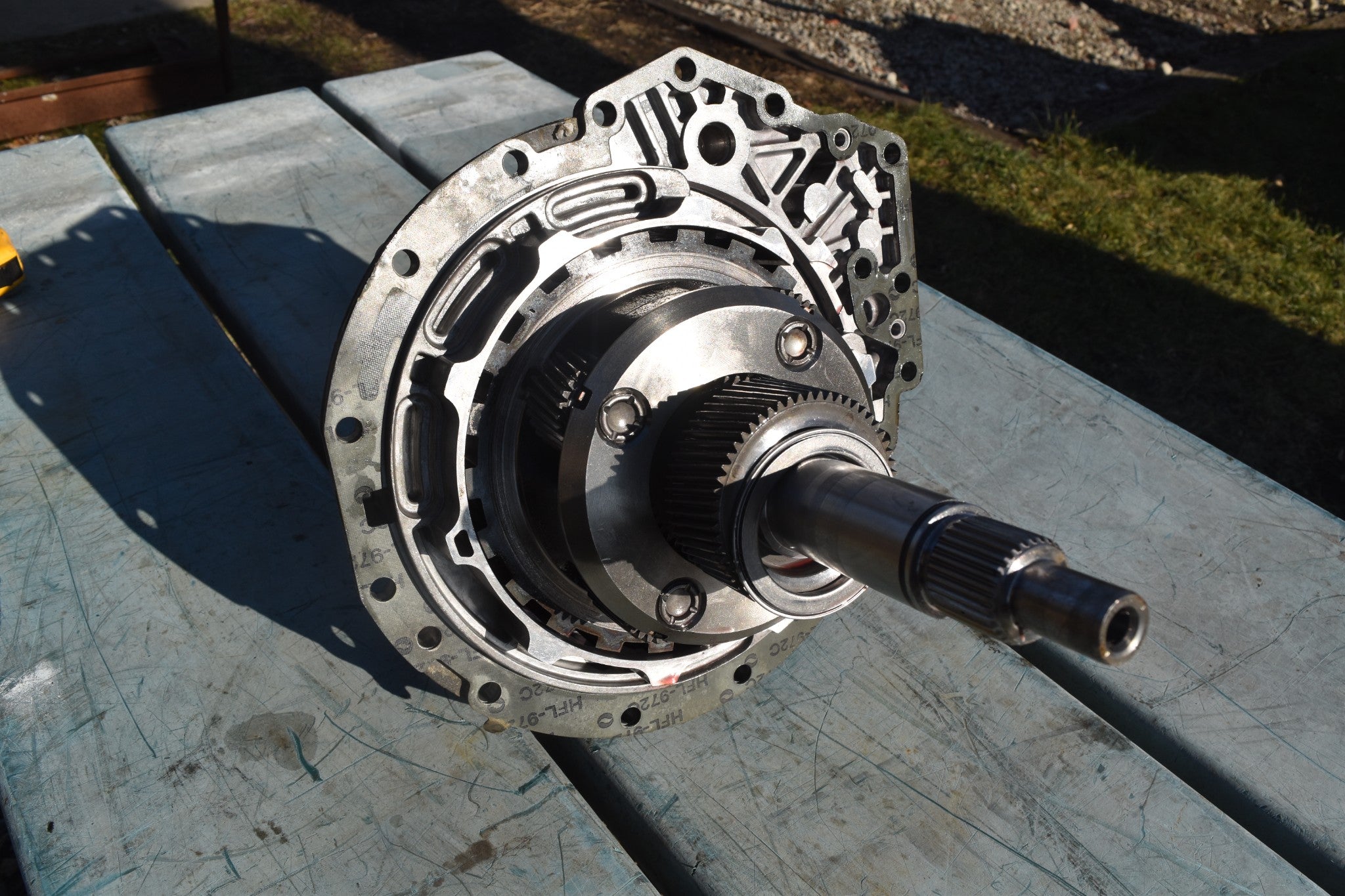 2002 ALLISON 1000 TRANSFER CASE ADAPTER INPUT SHAFT DRUM GEAR ASSEMBLY