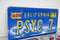 Vintage California License Plate 1988 Vanity Original Metal Blue Yellow PSYC 7