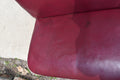 1946 1947 1948 Dodge D24 Custom Deluxe Front Seat Assembly Red Vinyl 46 47 48