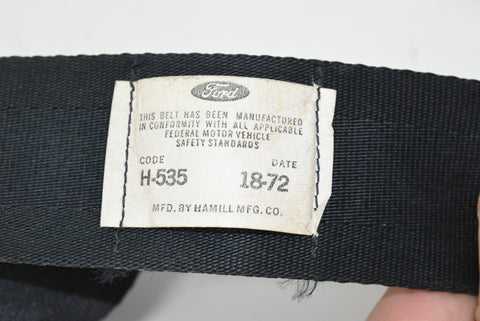 1972 72 Ford Torino seat belt front Passenger side H-535 18-72