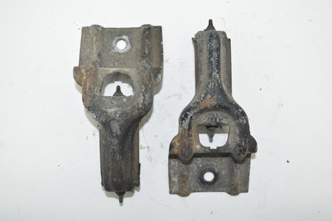 1979 1993 Ford Mustang Upper Radiator Brackets Pair Set 79 80 81 82 83 84 85 86