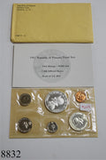 1967 PANAMA Large CONQUISTADOR BALBOA Genuine Proof 6 Coin Set 2 Silver
