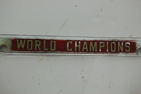 Vintage 49ers San Francisco License Plate Frame Metal Chrome Collectible Decor