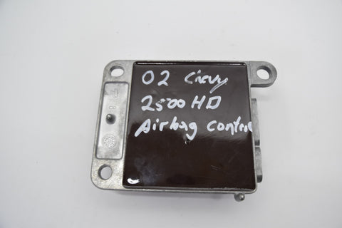 2000 2001 2002 Chevy Sierra 2500HD 2500 HD Bag Control SRS Module 02