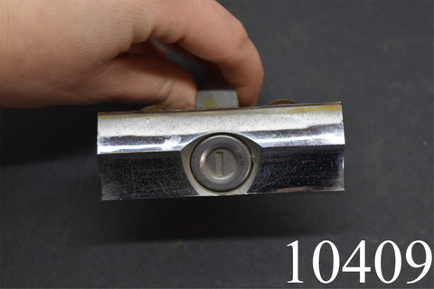 1964 Ford Galaxie 500 Trunk Deck Lid Lock Bezel Trim No Key Moulding 64