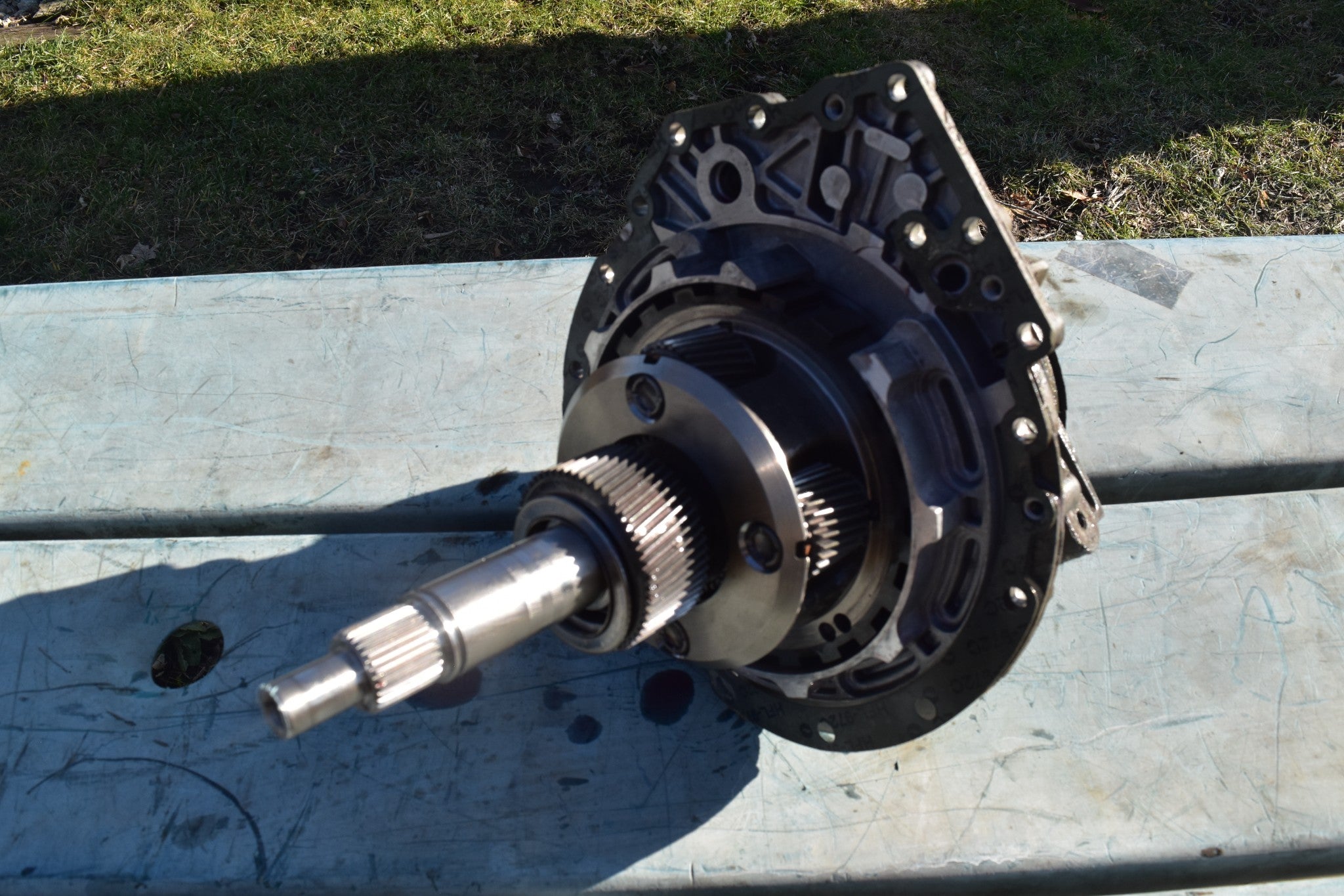 2002 ALLISON 1000 TRANSFER CASE ADAPTER INPUT SHAFT DRUM GEAR ASSEMBLY