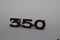1971-1972 Pontiac Firebird "350" Grille Emblem Front Badge 71 72 GM