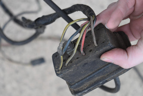 1972 1973 Ford Gran Torino Front Lights Headlight Turn Signal Wiring Harness 72