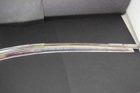 1963 Pontiac Catalina Lower LH Rear Windshield Trim Molding Chrome Driver