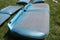 1963 63 Pontiac Catalina Front Seat Assembly Blue White Vinyl Cloth Original OEM