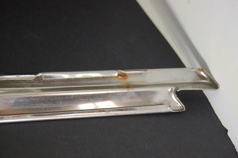 1963 Pontiac Catalina Lower LH Rear Windshield Trim Molding Chrome Driver