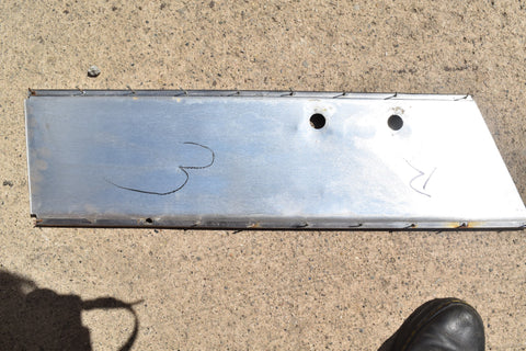 1964 Ford Galaxie XL Hardtop Interior Quarter Panel Trim Metal Insert 2 Door 64