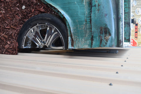 Custom Handmade 1950s Chevy Truck Bed Outdoor Table Workbench Garage Mancave