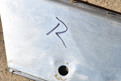 1964 Ford Galaxie XL Hardtop Interior Quarter Panel Trim Metal Insert 2 Door 64