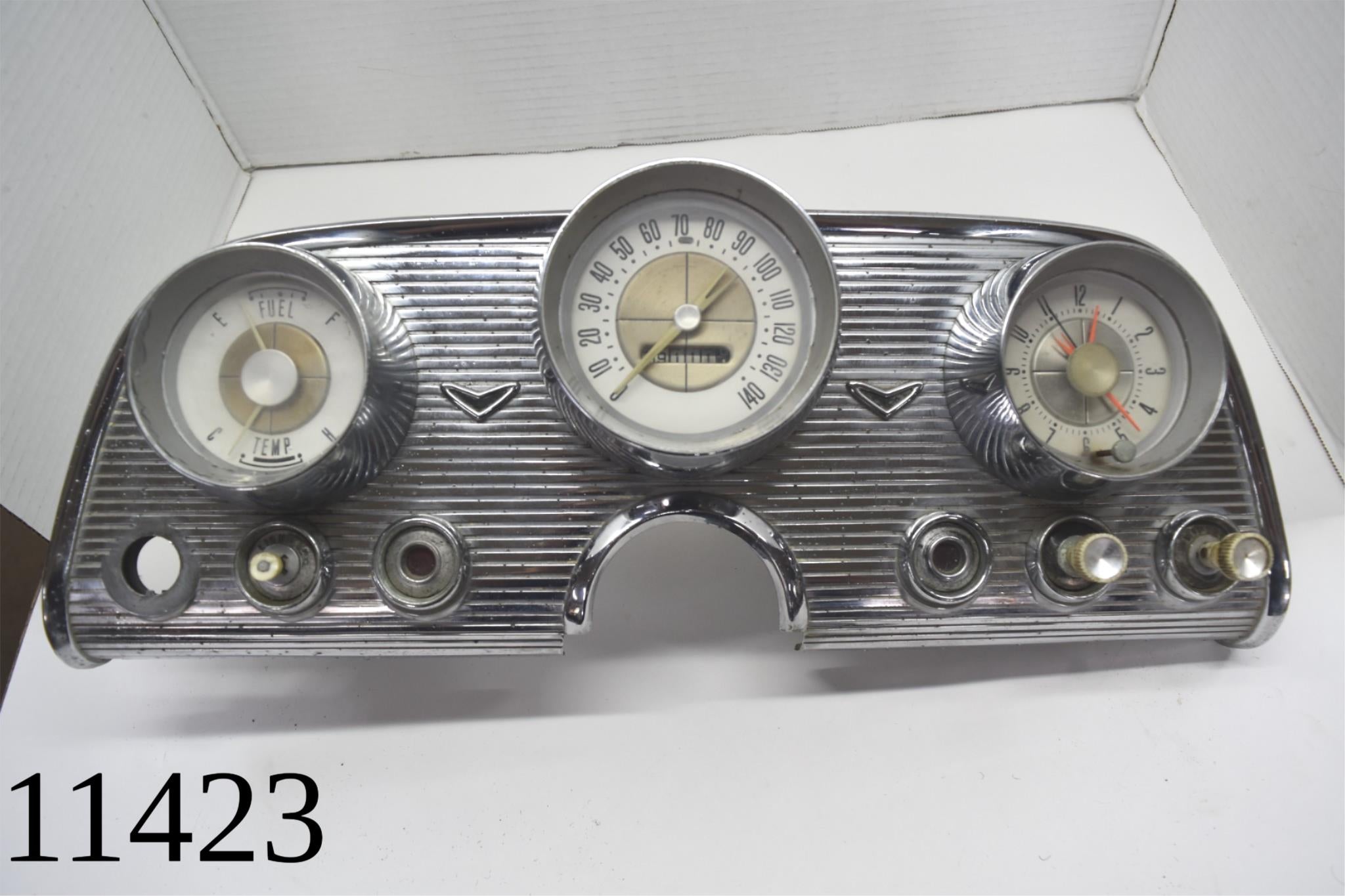 1958 1959 1960 FORD THUNDERBIRD GAUGE INSTRUMENT CLUSTER DASH INSERT 5 ...