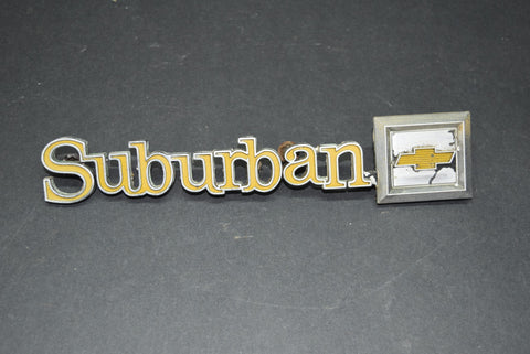 1973 1988 Chevy Suburban Tailgate Trim Emblem Badge Tail Gate 73 74 75 76 77 78