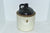 Vintage Whiskey Jug Ceramic Cream Brown Pitcher Moonshine Stoneware Decor