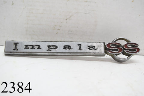 Original 1967 67 Chevy Impala Super Sport SS Grille Emblem Chevrolet GM