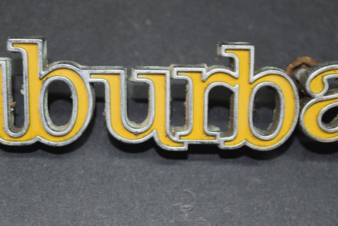 1973 1988 Chevy Suburban Tailgate Trim Emblem Badge Tail Gate 73 74 75 76 77 78