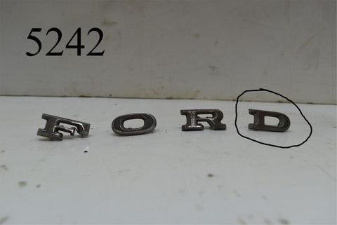 1972 Ford Gran Torino Sport Lettering Script Emblem Trim D LETTER ONLY