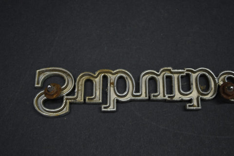 1973 1988 Chevy Suburban Tailgate Trim Emblem Badge Tail Gate 73 74 75 76 77 78