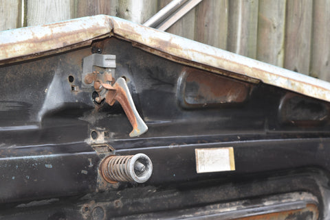 1965 1966 1967 Pontiac Tempest LeMans GTO Hood Bonnet with Emblem 65 66 67 OEM